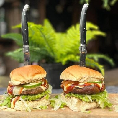 Smokey black agnus burger